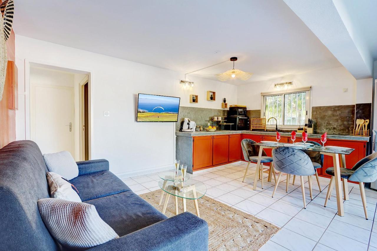 Bec Rose - Clim - Wi-Fi - Jardin Apartment Saint-Leu Bagian luar foto